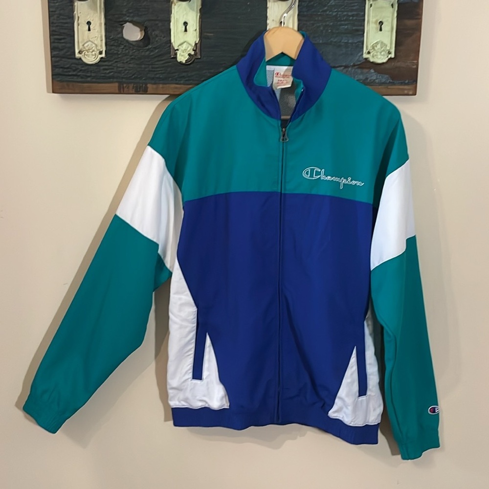 Champion Reverse Weave Colour Block Windbreaker J… - image 3